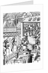 Woodcut Illustration Showing the Mint and Administrators by Anonymous
