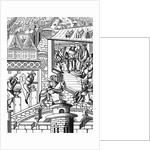 Woodcut Illustration Showing the Mint and Administrators by Anonymous