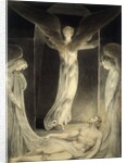 Angels Rolling away the Stone from the Sepulchre By William Blake by Anonymous