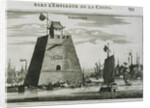 17th-Century Engraving of a Fort at Tientsin by Anonymous