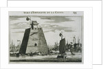 17th-Century Engraving of a Fort at Tientsin by Anonymous