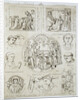 Book Illustration of Monks and Priests Being Tonsured by Anonymous