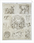 Book Illustration of Monks and Priests Being Tonsured by Anonymous