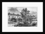 19th-Century Illustration of Old Houses in London Street, Dockhead by Anonymous