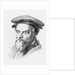 Engraved Portrait of Peter Martir Vermili by Anonymous