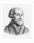 Engraved Portrait of Simon Grynaeus by Anonymous