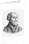 Engraved Portrait of Simon Grynaeus by Anonymous