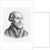 Engraved Portrait of Simon Grynaeus by Anonymous