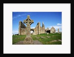 Cross of the Scriptures at Clonmacnoise Monastery by Anonymous