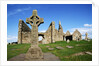 Cross of the Scriptures at Clonmacnoise Monastery by Anonymous