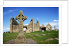 Cross of the Scriptures at Clonmacnoise Monastery by Anonymous
