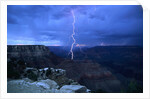 Lightning Above Grand Canyon by Anonymous