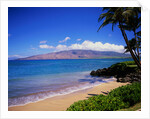 Kihei Beach and West Maui Mountains by Anonymous