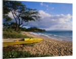 Canoe on Wailea Beach by Anonymous