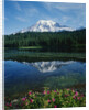 Reflection of Snowcovered Mount Rainier on Reflection Lake by Anonymous