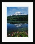 Reflection of Snowcovered Mount Rainier on Reflection Lake by Anonymous