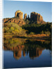 Cathedral Peak Reflecting in Oak Creek by Anonymous