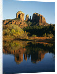 Cathedral Peak Reflecting in Oak Creek by Anonymous