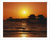 Sun Setting Above Naples Pier by Anonymous
