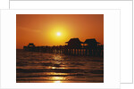 Sun Setting Above Naples Pier by Anonymous