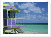 Lifeguard Tower Along South Beach by Anonymous