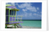 Lifeguard Tower Along South Beach by Anonymous