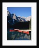Red Canoes on Moraine Lake by Anonymous