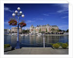 Empress Hotel Along Victoria Harbour by Anonymous