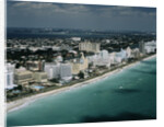 Hotels Lining Miami Beach by Anonymous