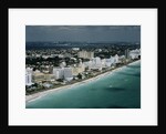 Hotels Lining Miami Beach by Anonymous