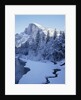 Merced River and Half Dome in Winter by Anonymous