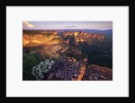 Sandstone Cliffs at Sunset by Anonymous