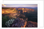 Sandstone Cliffs at Sunset by Anonymous