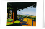 View of the Italian Countryside from a Park Path by Anne Belov