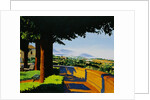 View of the Italian Countryside from a Park Path by Anne Belov