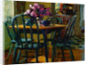 Lilacs and Green Chairs by Pam Ingalls