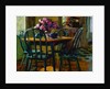 Lilacs and Green Chairs by Pam Ingalls