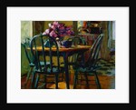 Lilacs and Green Chairs by Pam Ingalls
