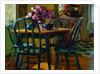 Lilacs and Green Chairs by Pam Ingalls