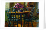 Lilacs and Green Chairs by Pam Ingalls