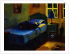 Bed in Leslie's Cottage by Pam Ingalls
