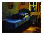 Bed in Leslie's Cottage by Pam Ingalls