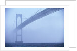 Newport Bridge in Fog by Anonymous