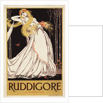 English Art Nouveau Poster for Ruddigore by Anonymous