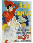 Halle aux Chapeaux Poster by Jules Cheret
