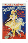 French Poster for Early Motion Picture Pantommes Lumineuses by Jules Cheret