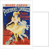 French Poster for Early Motion Picture Pantommes Lumineuses by Jules Cheret
