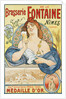 Brasserie de la Fontaine Poster by Artigue