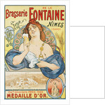 Brasserie de la Fontaine Poster by Artigue