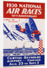 1930 National Air Races Poster by Anonymous